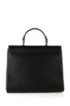 BOSS Bespoke handbag in smooth leather, Black