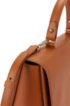 BOSS Bespoke handbag in smooth leather, Brown