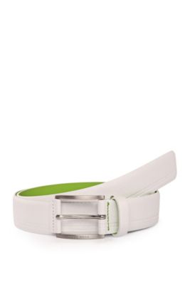 hugo boss white belt