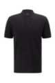 Regular-fit polo shirt in Pima-cotton piqué, Black