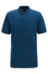 Regular-fit polo shirt in fine piqu&eacute;, Blue