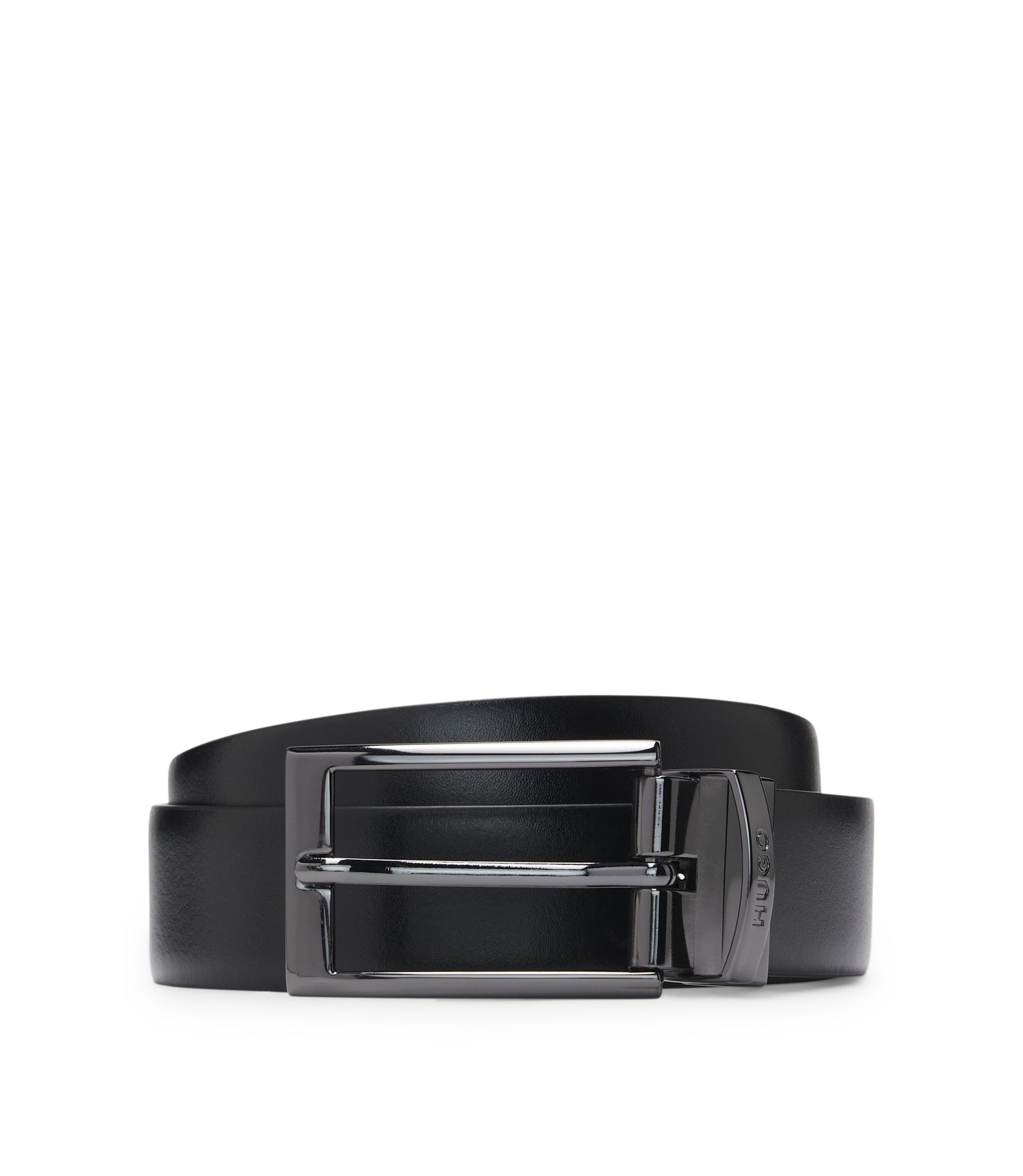 新品 HUGO BOSS イタリアンレザーガンメタルバックル リバーシブルベルト Amazon | [BOSS] [ボス] イタリアンレザー ガンメタルバックル