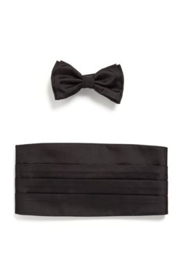 tie and bow tie set