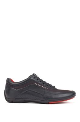 mens black boss trainers