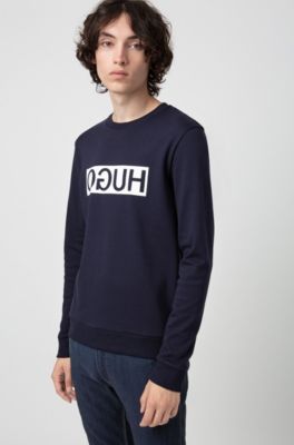 hugo boss reverse logo sweatshirt