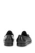 Moccasins in smooth leather with a low heel: 'Clamoc', Black
