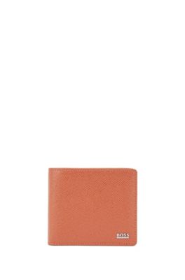 hugo boss signature collection wallet in palmellato leather