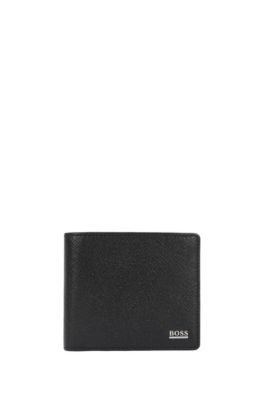 hugo boss leather wallet