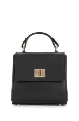 hugo boss leather satchel