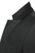 Slim-fit jacket in virgin wool, Dark Grey