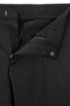 Slim-fit trousers in pure virgin wool, Black
