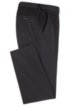 Slim-fit trousers in pure virgin wool, Dark Grey