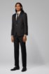 Extra-slim-fit jacket in pure wool, Black