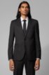 Extra-slim-fit jacket in pure wool, Black
