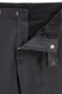 Straight-leg business trousers in virgin wool, Dark Grey