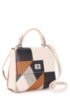 Runway Edition Small BOSS Bespoke bag in patchwork leather and suede , light pink