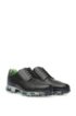Leather golf shoes with brogue detailing, Black