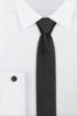 Round cufflinks with enamel core, Black