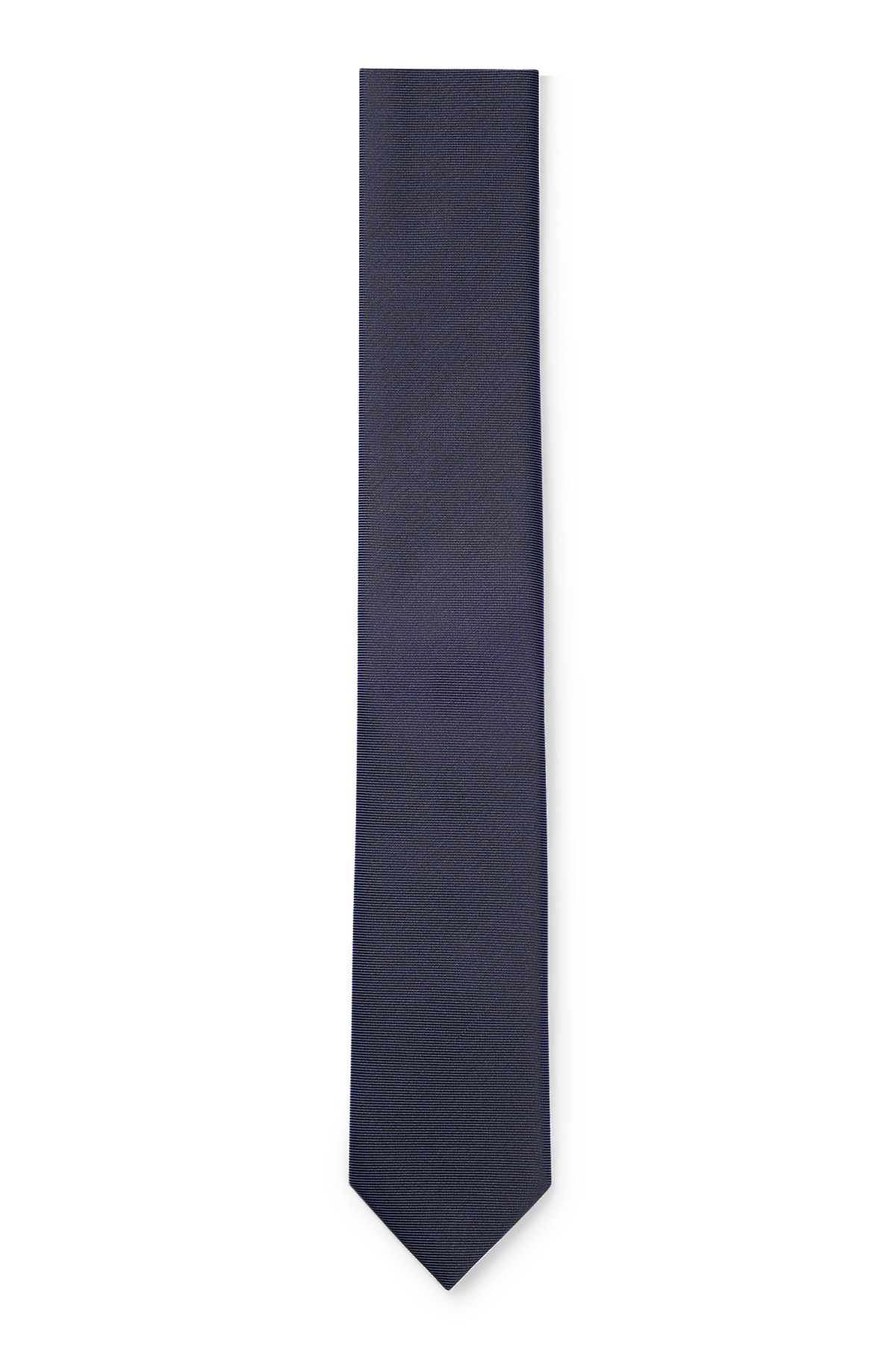 Tie in pure-silk twill, Dark Blue