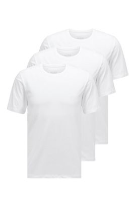 HUGO BOSS Uomo Abbigliamento Intimo Magliette intime Magliette intime in jersey di cotone in confezione da tre 