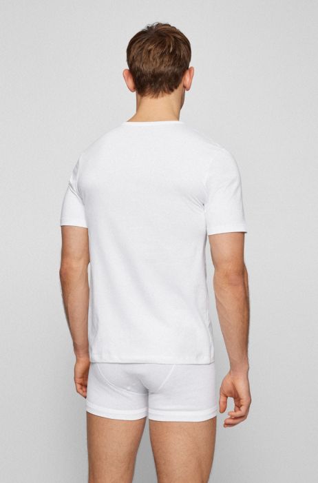 BOSS - Three-pack of T-shirts in cotton