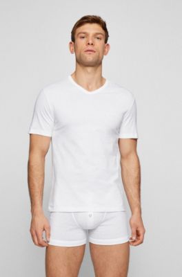 Three-pack of V-neck underwear T-shirts 