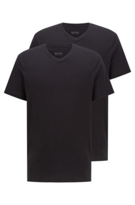 Two-pack of V-neck underwear T-shirts 