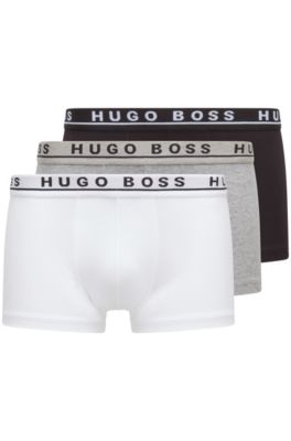 para hombre 3 x schwarz black medium Hugo Boss Bóxers