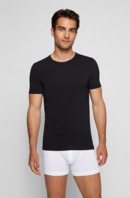 BOSS - Slim-fit underwear T-shirt with 