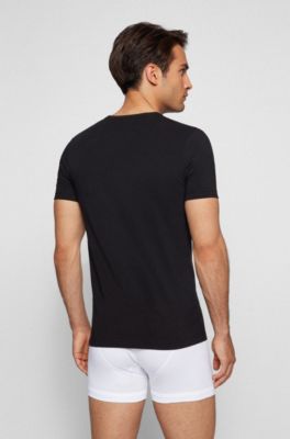 BOSS - Slim-fit underwear T-shirt with 