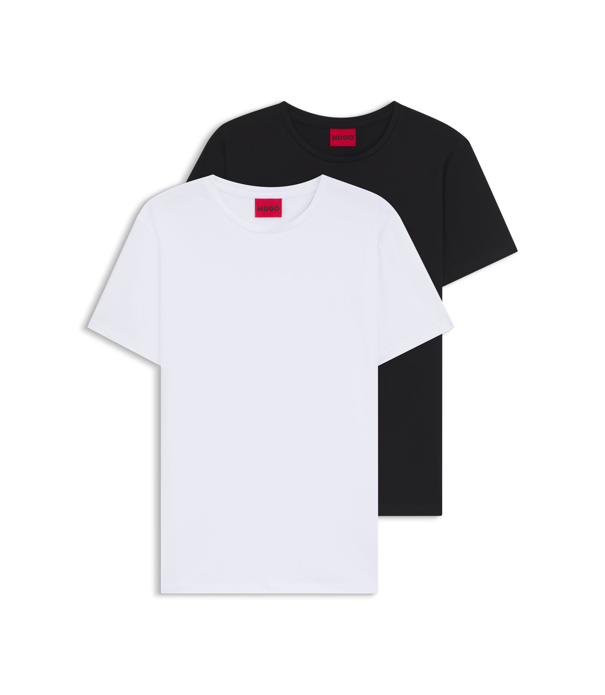 Zweierpack Slim-Fit T-Shirts aus Stretch-Baumwolle