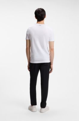 티셔츠 2장 세트, 화이트 / 블랙