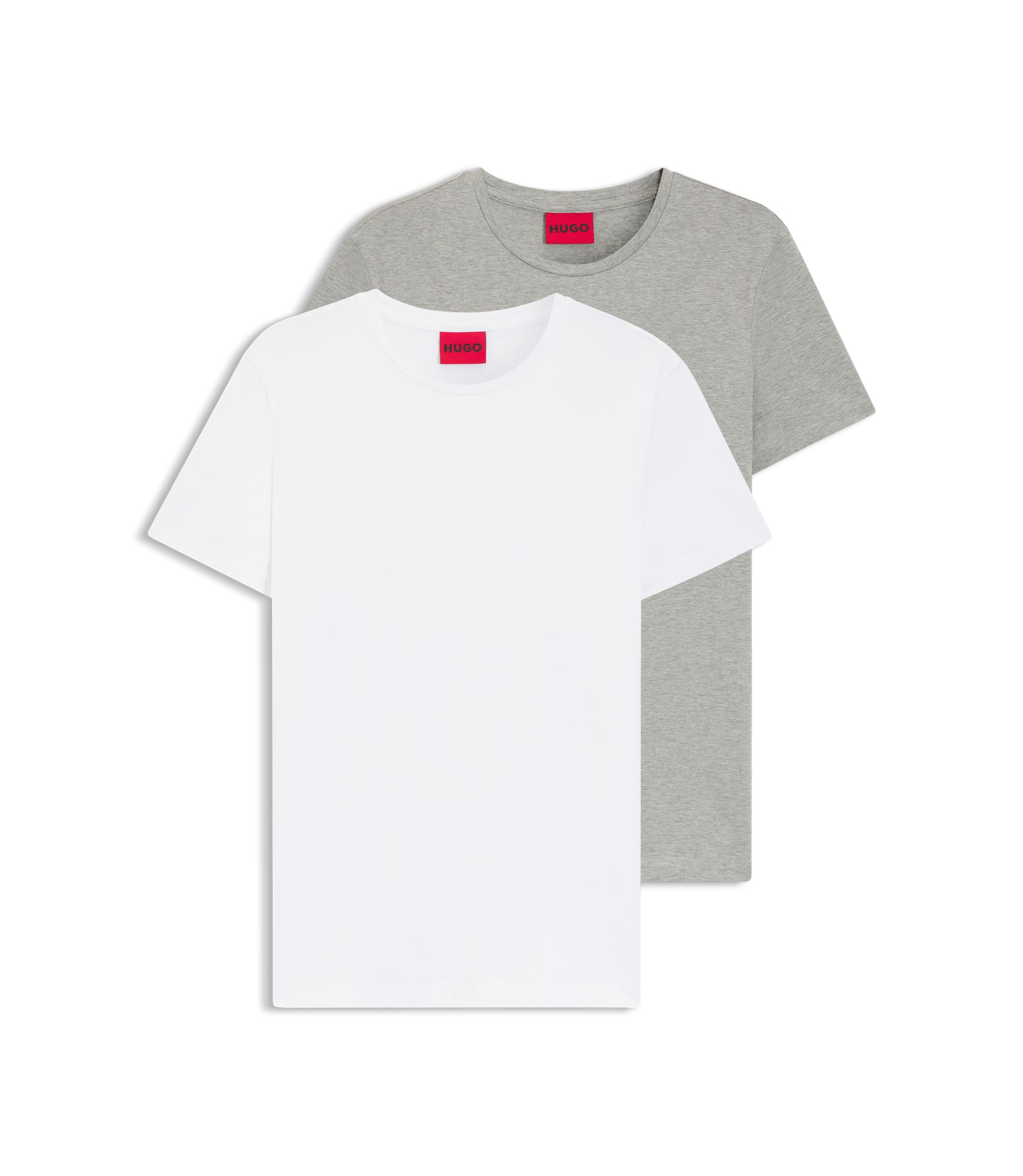 Zweierpack Slim-Fit T-Shirts aus Stretch-Baumwolle