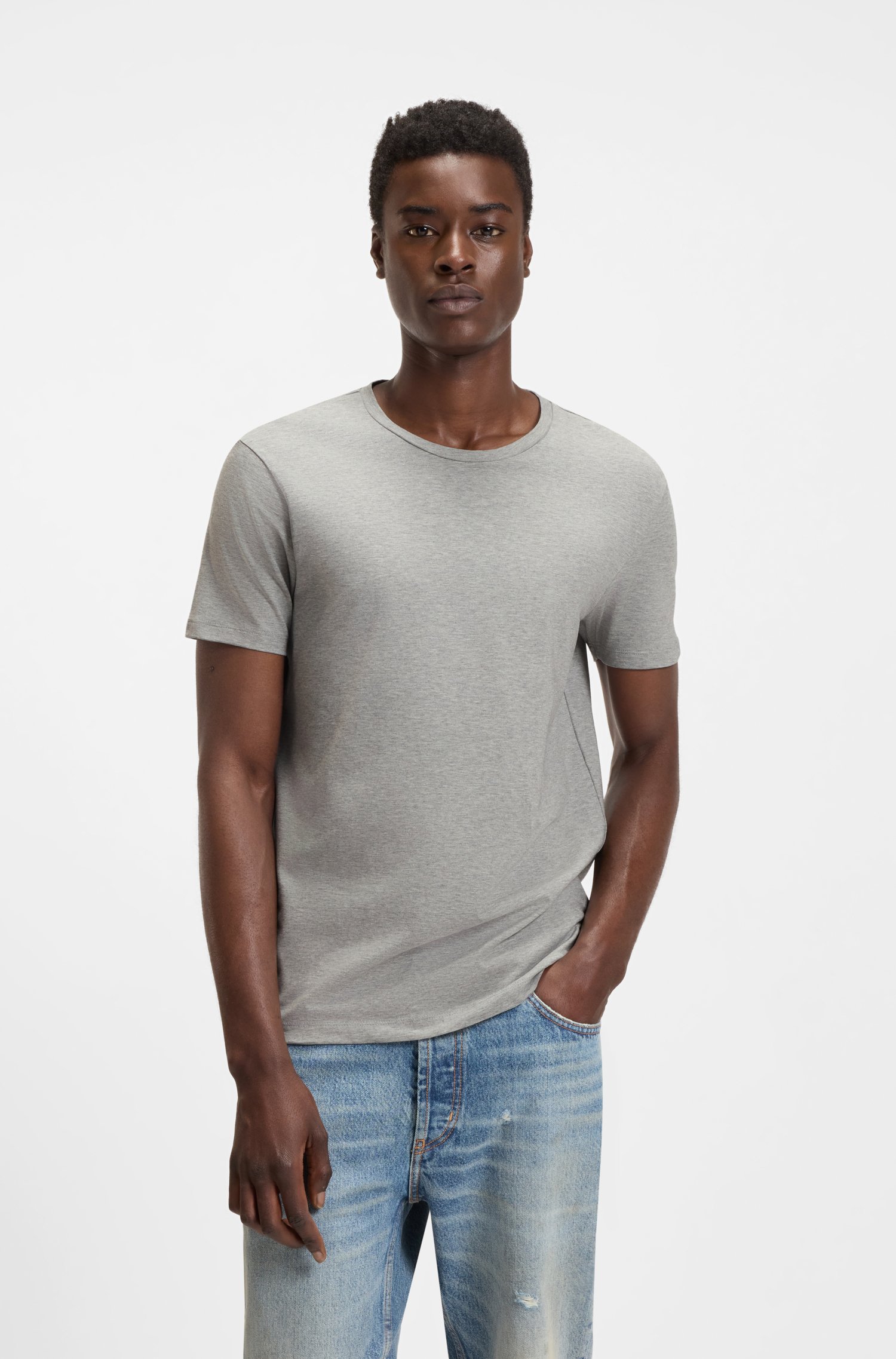 Hugo 2-pack T-shirts herr – bild 3