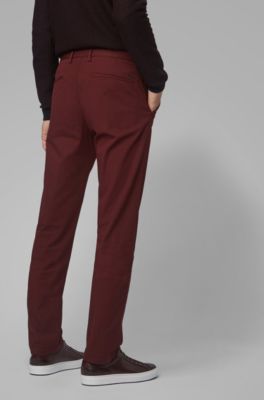 Men's Chinos | Red | HUGO BOSS