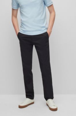 Regular-fit chinos in stretch-cotton 