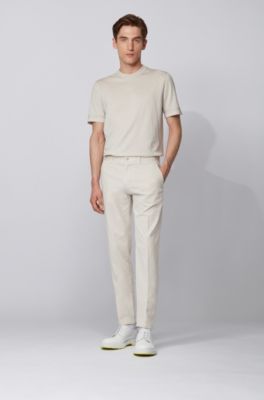 Regular-fit chinos in stretch-cotton 