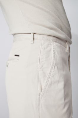 hugo boss white chinos