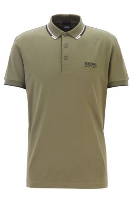 Poloshirts Fur Herren Grun Hugo Boss