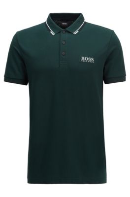 hugo boss shirt green