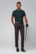 Regular fit piqu&eacute; polo shirt with quick-dry technology, Dark Green
