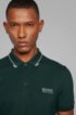 Regular fit piqu&eacute; polo shirt with quick-dry technology, Dark Green