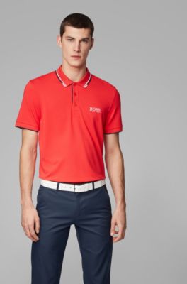 boss pique polo shirt