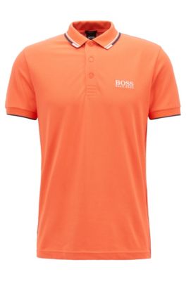 hugo boss orange polo shirt