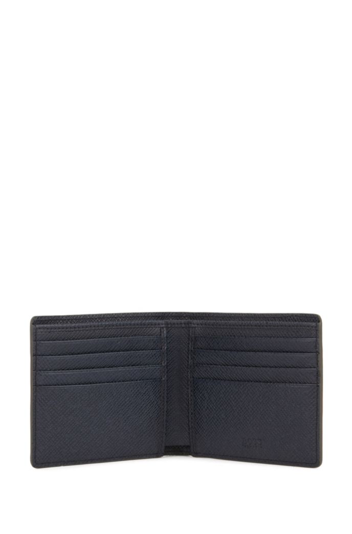 Signature Collection leather folding wallet with 8 card slots