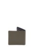 Signature Collection leather folding wallet with 8 card slots, Dark Grey
