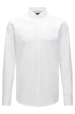 chemise col cassé hugo boss