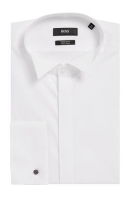 chemise col cassé hugo boss