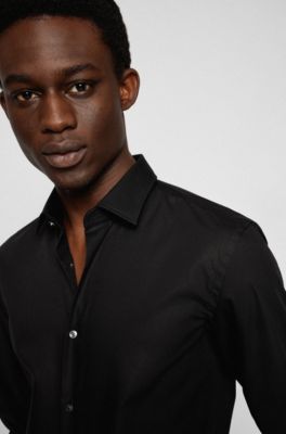 hugo boss poplin shirt