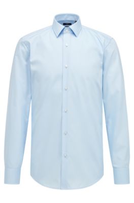 light blue business shirt